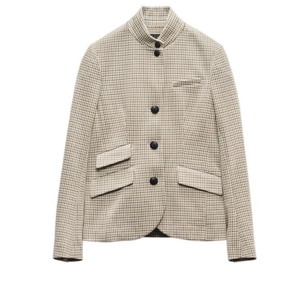 rag & bone Jackets & Blazers - Rag & Bone Slade Italian Houndstooth Blazer